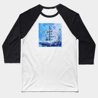 Tiny Sailboat Baseball T-Shirt